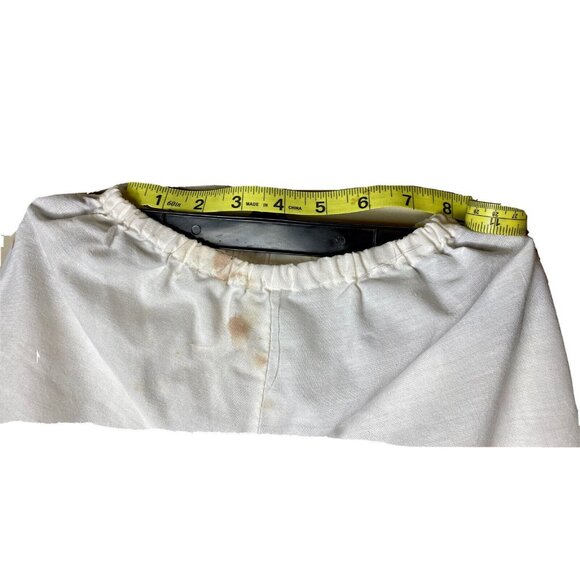 Vintage handmade white bloomers pantaloone size 4T with 16” waist DISTRESSED - Picture 2 of 11